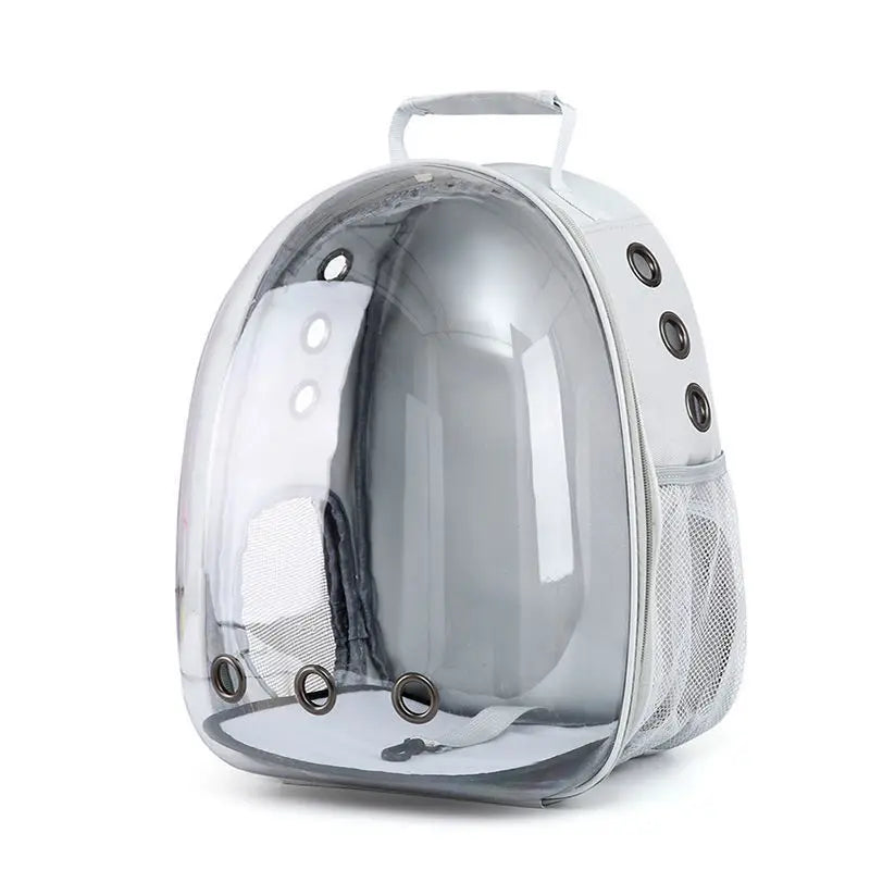 Travel Transparent Pet Cat Handbag Outdoor Portable Cat Backpack Puppy Breathable Handbag Take-Out Pet Supplies
