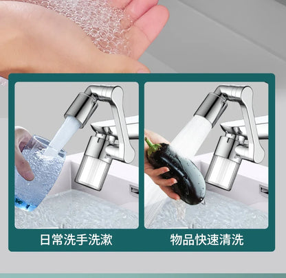 New Kitchen Faucet Extender with Filter 2 Modes Metal Universal Swivel Bubbler Nozzle 1440° Rotate Filtered Faucet Extension