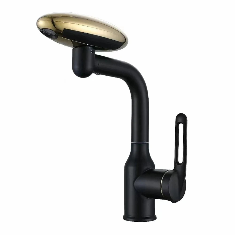Torneira multifuncional para cascata, 4 modo de saída de água, torneira de pulverização, Rotação 360 °, água quente e fria, mist