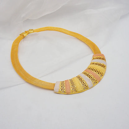 2023 Fine Jewelry Sets For Women Dubai Bridal Wedding Gifts Necklace Bracelet Earrings Ring Jewellery Set African Bead jewelry