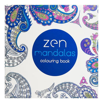 "Zen Mandalas Colouring Book: Intricate Paisley & Mandala Designs, Adult Relaxation Coloring Book for Mindfulness and Creativity
