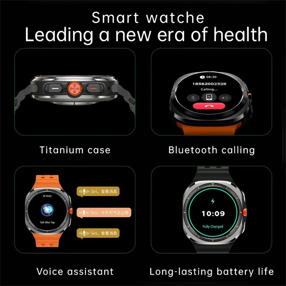 LAXASFIT 2025 New Smart Watch GT7 Ultra Men's Multifunctional Sports Fitness Tracker Health Ladies Smartwatch Gift