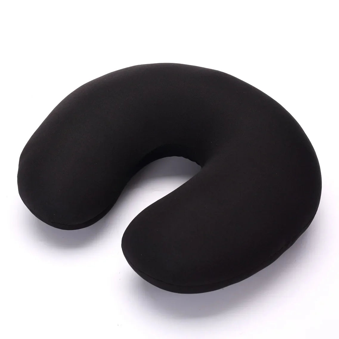 Nanoparticles U Shaped Travel Pillow Neck Support Headrest Microbeads Filling Colorful Soft Cushion Flight for AirPlane Car