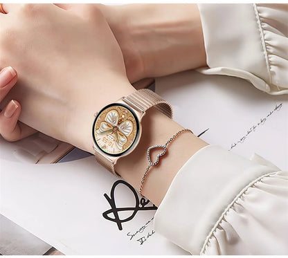 For Huawei Xiaomi New Ultra Thin Smart Watch Women Screen Always Display Time Sports Bracelet Bluetooth Call Fashion Smartwatch
