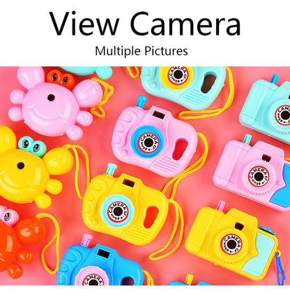 5pcs Mini Cartoon Animal Pattern Camera Toy Kids Birthday Party Favor Carnival Gift Boy Girl School Reward Goodie Filler