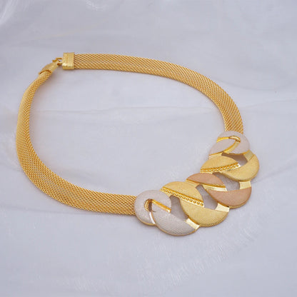 2023 Fine Jewelry Sets For Women Dubai Bridal Wedding Gifts Necklace Bracelet Earrings Ring Jewellery Set African Bead jewelry