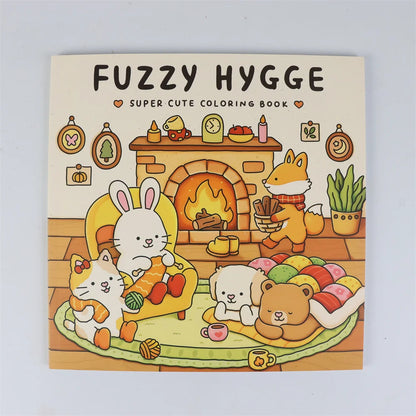 Coloring Book For Adults And Teens Halloween Theme Featuring Adorable Creepy Creatures In Cozy Moments For Relaxation Gift