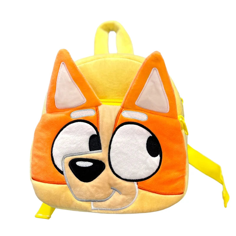 Bluey Anime Backpack Toys Bingo Muffin Cartoon Dog Mini Kindergarten Children School Bag Stuffed Plush Bag Gift For Kids