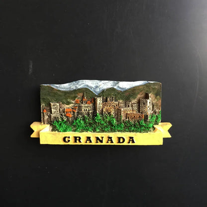 Europe Spain 3D Refrigerator Magnet Tourist Souvenirs Stickers,Home & Kitchen Decoration Fridge Magnet Message Sticker
