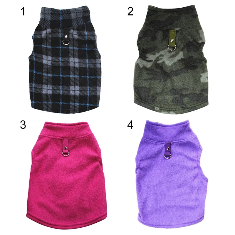 Pet Dog Warm Clothes for Dog Soft Winter Spring Dogs Jacket Coats with Adjustable Straps For Puppy Pet Clothing Cat Vests