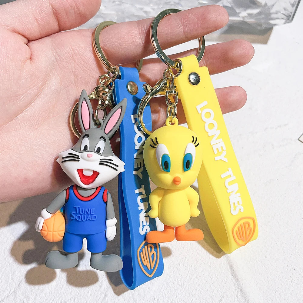 Animal Bunny Bunny Basketball Wholesale Pendant Anime Keychain Cartoon Pendant Jewelry Keychain Doll Couple Doll