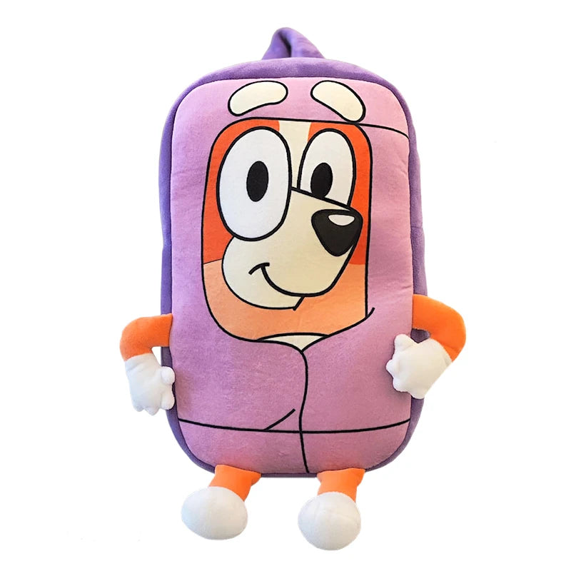 Bluey Anime Backpack Toys Bingo Muffin Cartoon Dog Mini Kindergarten Children School Bag Stuffed Plush Bag Gift For Kids