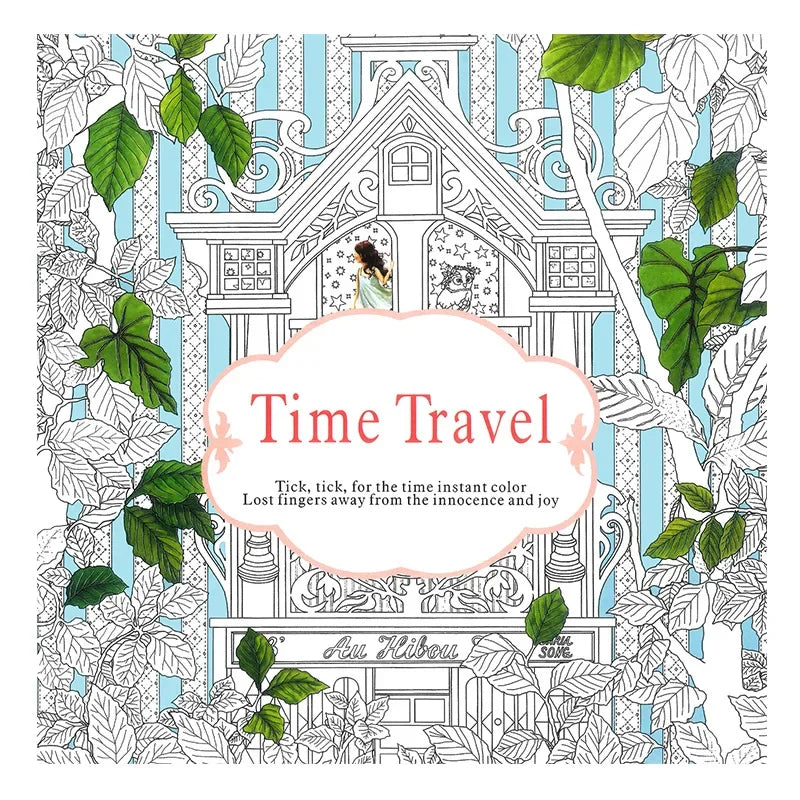 1PCS 24 Pages Mandalas Flower Coloring Book For Children Adult Graffiti Drawing Coloring Book Set Art School Supplies