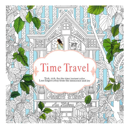1PCS 24 Pages Mandalas Flower Coloring Book For Children Adult Graffiti Drawing Coloring Book Set Art School Supplies