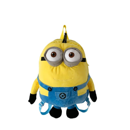 New Cartoon Anime  Backpack Minions Doll Large Size School Bag Large Capacity Student Cartoon Backpack
