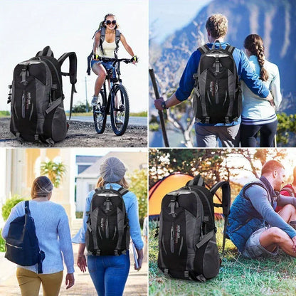 Outdoor Backpack Men's Large Capacity Travel Lightweight Casual Hiking Backpack Sports Waterproof Travel Mountaineering Bag