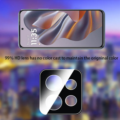 Edge50Neo Glass 1-3Pcs 3D Black Tempered Glass Curved Camera Protector For Motorola Edge 50 Neo Lens Film Moto Edge50 Edge 50Neo