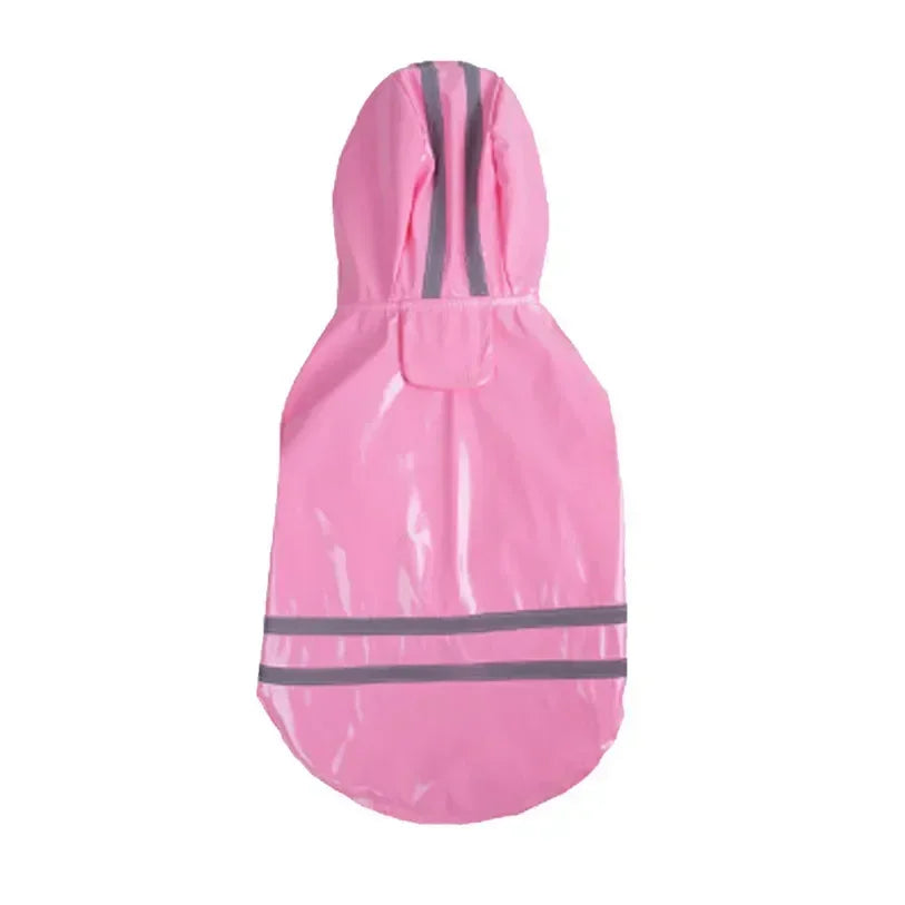 Waterproof Puppy Dog Raincoats with Hood for Small Dogs Pet Raincoat with Reflective and Leash Hole Winter Outdoor Dog Outfits