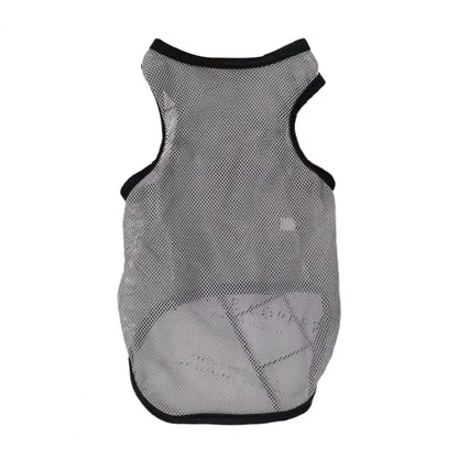 Dog Shirt Plain Breathable Mesh Fabric Quick Drying Puppy T-Shirt for Summer