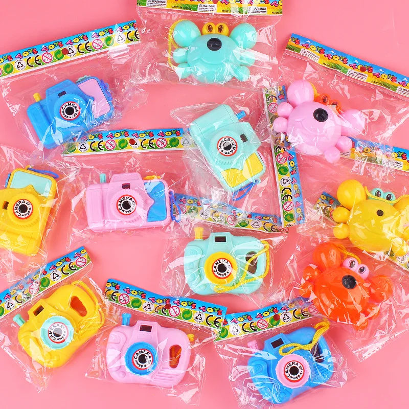 5pcs Mini Cartoon Animal Pattern Camera Toy Kids Birthday Party Favor Carnival Gift Boy Girl School Reward Goodie Filler