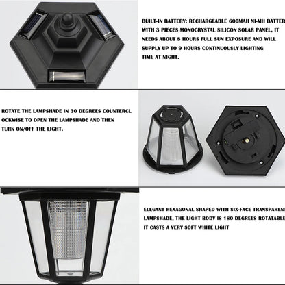 Garden Lights Outdoor Solar Street Light Lightings Wall Light Fixture Leds for Lighting Outdoor Gardens Decoration Led Exterior