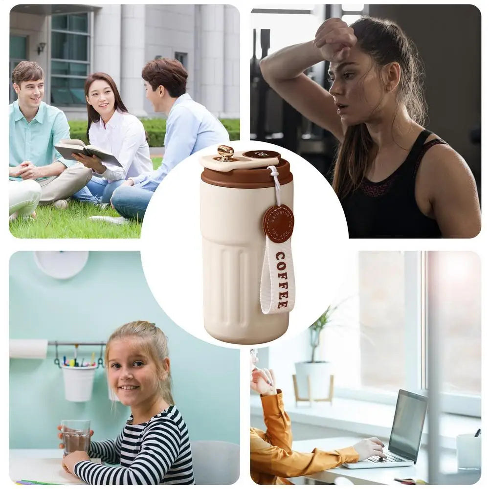 Smart Temperature Display Coffee Mug Leak-Proof Vacuum Cup Water Glasses Water Bottles Portable Thermo Mug for Traveling Outings