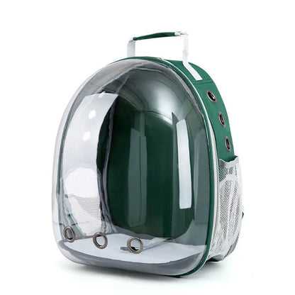 Travel Transparent Pet Cat Handbag Outdoor Portable Cat Backpack Puppy Breathable Handbag Take-Out Pet Supplies