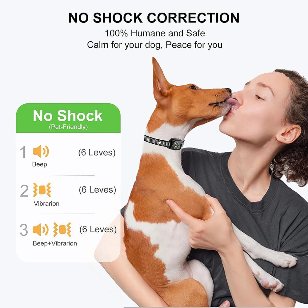 Smart Bark Collar Rechargeable Anti Barking Training Collar Waterproof Dog Training Collar for Small Dogs