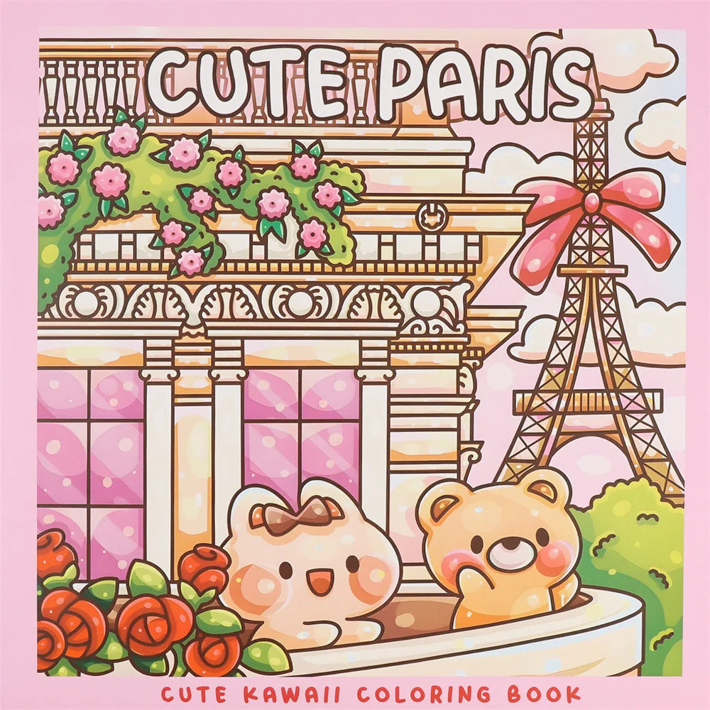Coloring Book For Adults And Teens Halloween Theme Featuring Adorable Creepy Creatures In Cozy Moments For Relaxation Gift