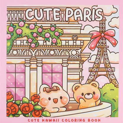 Coloring Book For Adults And Teens Halloween Theme Featuring Adorable Creepy Creatures In Cozy Moments For Relaxation Gift