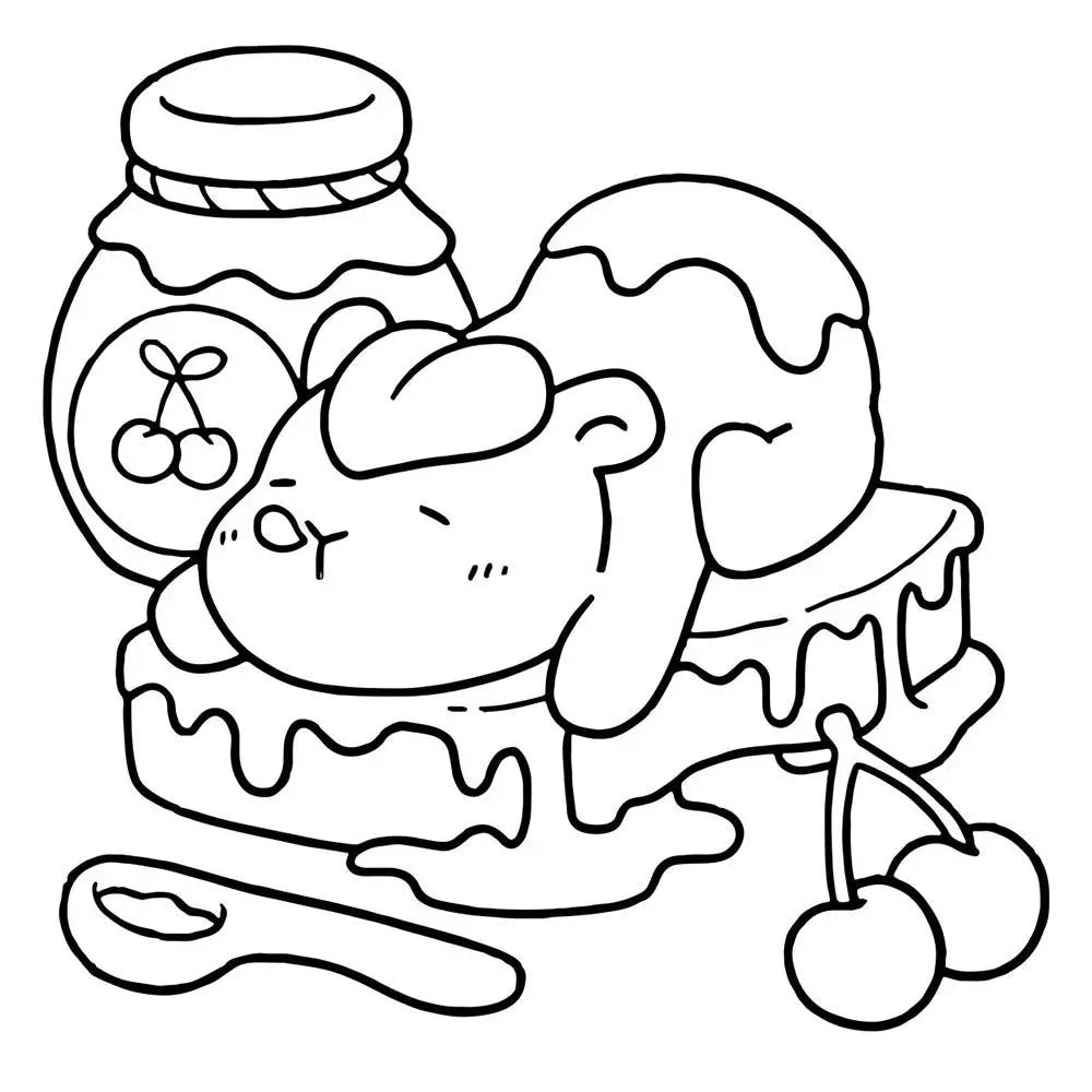 Creative Cartoon Coloring Book Stress Relief Educational Paperback Painting Gift Graffiti Painting Book for Adults And Teens