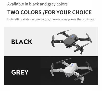 Drone E88 RC Quadcopter Foldable Portable 5G WiFi FPV Drones With 4K HD Camera Altitude Hold Mode follow Drone