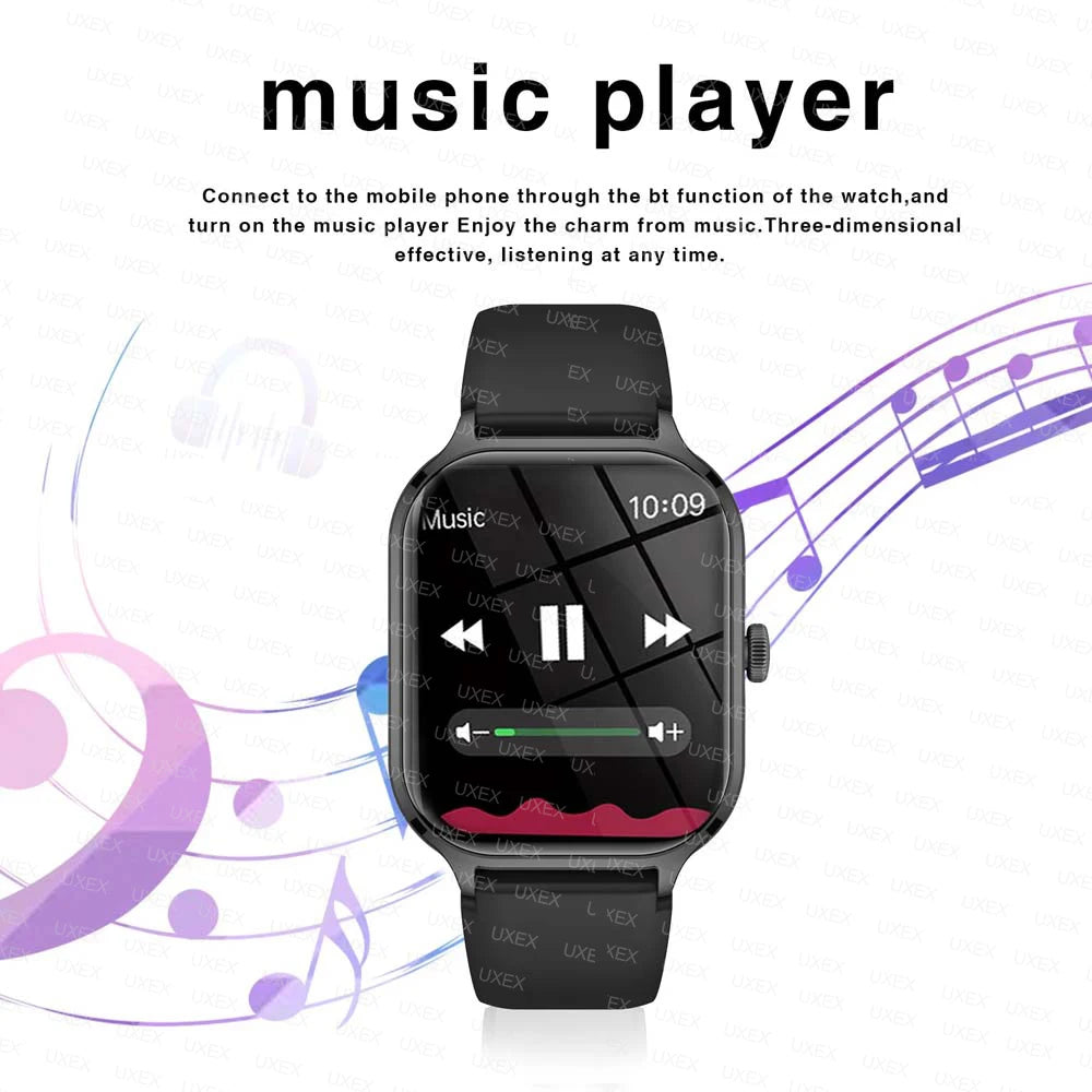 New Luxury Smartwatches Men Full Screen Bluetooth Call Valentine Gift Alarm Clock Custom Photo Health Tracking Watch Women 2025