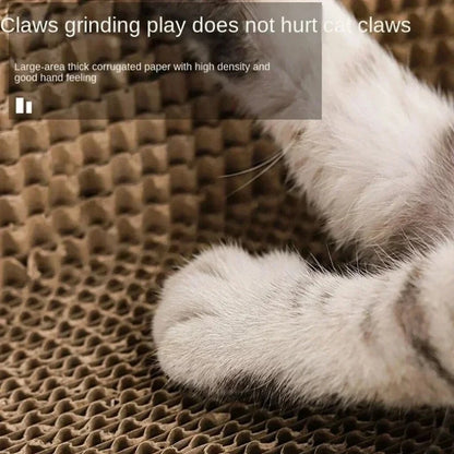 Cat Scratching Pads Round Oval Cat Scratch Pad Bowl Nest for Indoor Cats Grinding Claw Round Grinding Claw Toys Scratching Board