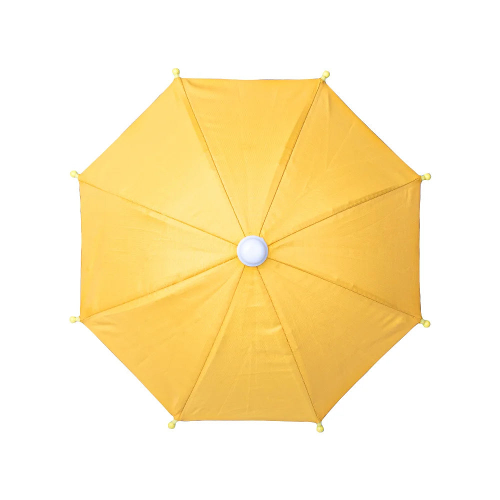 1PC Style Colorful Plastic Mini Umbrella Rain Gear Toy Umbrella Baby Toy Girl Gift Doll Embellishment Doll Clothing Decoration