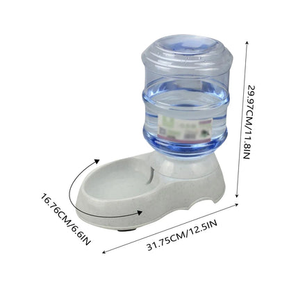 Large Capacity Pet Feeder Bowls Small Dog Food Bowl Automatic Water Dispenser Cat Bowls Pets Feeding Bowls Drink Water Bowl