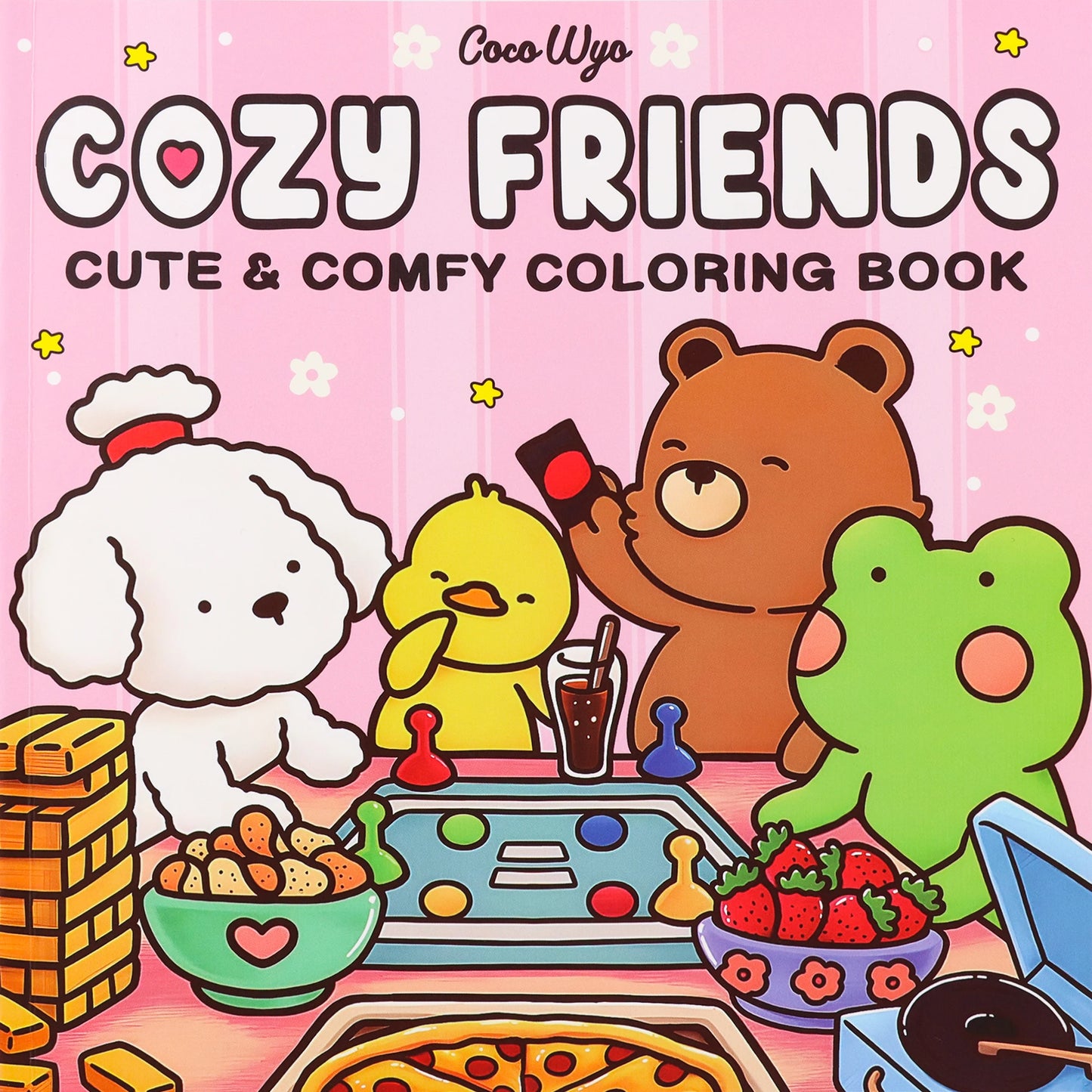 Coloring Book For Adults And Teens Halloween Theme Featuring Adorable Creepy Creatures In Cozy Moments For Relaxation Gift