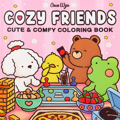 Coloring Book For Adults And Teens Halloween Theme Featuring Adorable Creepy Creatures In Cozy Moments For Relaxation Gift