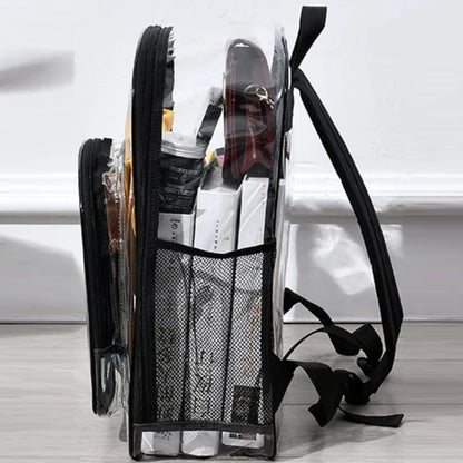 Backpack Waterproof Transparent School Bag Girl Large Capacity Backpack Solid Clear Backpack Men Fashion Transparent Plastic Bag