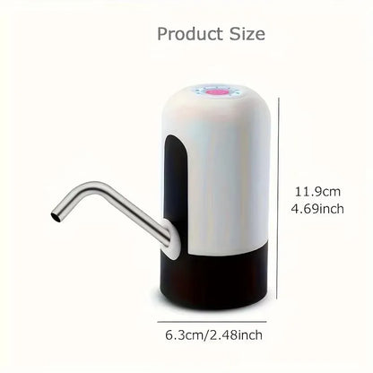 1PC Bucket Water Pump, Electric Water Press, Wireless Intelligent One Click Water Dispenser, Charging Water Absorber