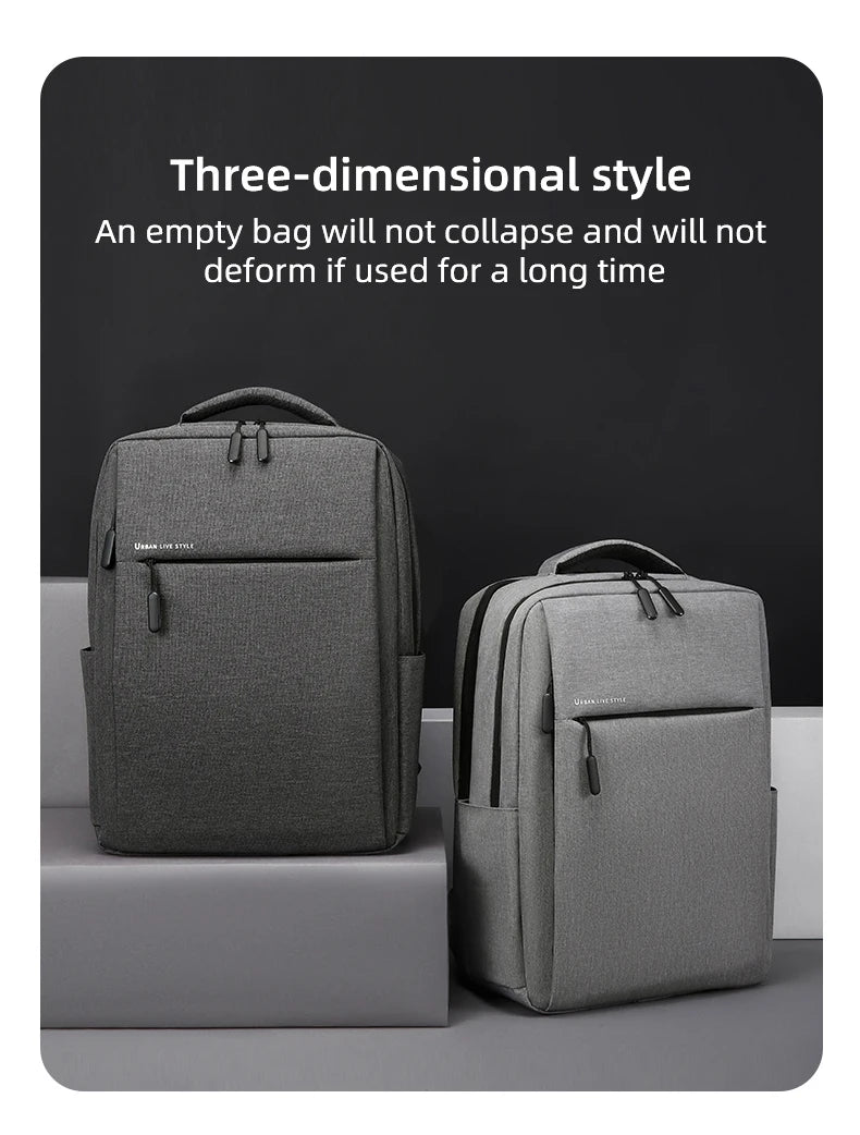 40L Laptop Backpack Durable 17 Inch for Men Women with USB Charger Port & Luggage Sleeve Sturdy College Rucksack Bag For Macbook