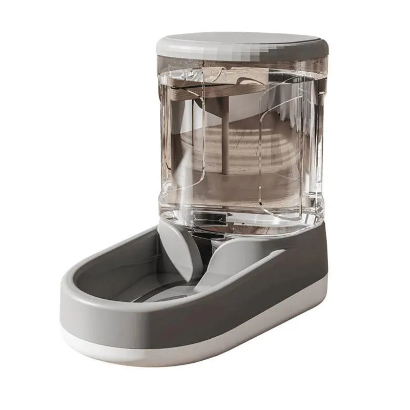 HOT 1PC Automatic Pet Feeder Water Dispenser Dog Cat Gravity Food And Water Dispenser With Pet Food Bowl Large Capacity
