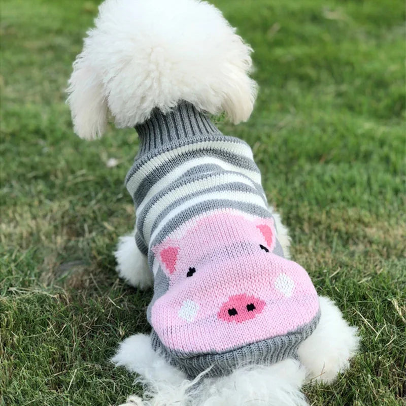 Christmas Cat Dog Sweater Pullover Winter Dog Clothes for Small Dogs Chihuahua Yorkies Puppy Jacket Pet Clothing ubranka dla psa