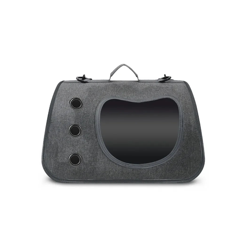 Portable Pet Cat Bag Carrier Foldable Cat Bag Breathable Shoulder Bag For Small Dogs Cats Pet Cat Dog Outing Bag Carrying Bag