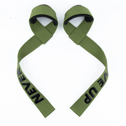 2 Pcs Gym Lifting Straps Fitness Gloves Anti-slip Hand Wraps Wrist Straps Support For Weight Lifting Powerlifting Training