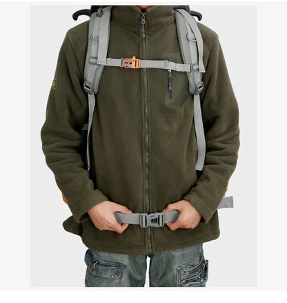 75L Camping Backpack Travel Sport Bag With Rain Cover Climbing Mountaineering Trekking Outdoor Rucksack Hiking Bag Shoulder Men