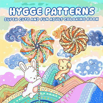 Adult Coloring Book BoldVivid Patterns Simple Relaxing Coloring Home Leisure Moment Stress Relief Parent Child Interaction Crea