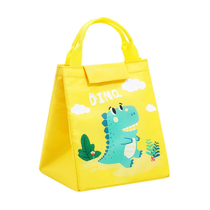 Kids Lunch Bag for School Portable Thermal Bag Children Cartoon Insulated Lunch Bag Cooler Pouch Dinner Container Handbags