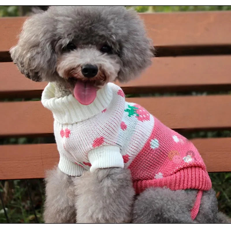 Christmas Cat Dog Sweater Pullover Winter Dog Clothes for Small Dogs Chihuahua Yorkies Puppy Jacket Pet Clothing ubranka dla psa