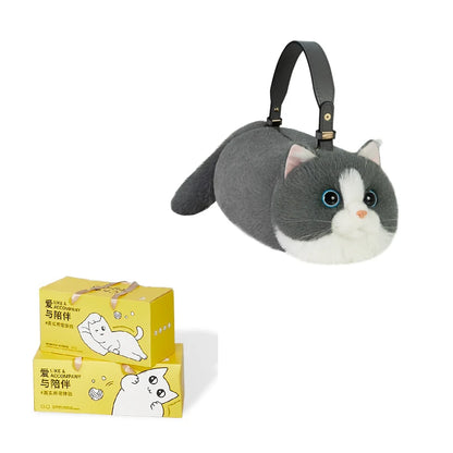 Shopping Coin Purse New Cute Popular Cat Small Bag Smooth Hand Feeling Not Easy To Lose Hair Net Red Chain Crossbody Bag
